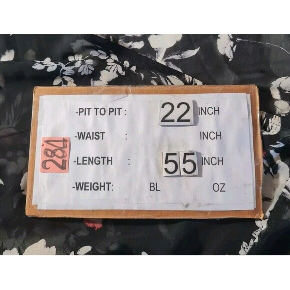 City Chic Women Hight Low Real Wrap Maxi Ruffle Dress Plus L/20 No Camisole 284A - Picture 7 of 7